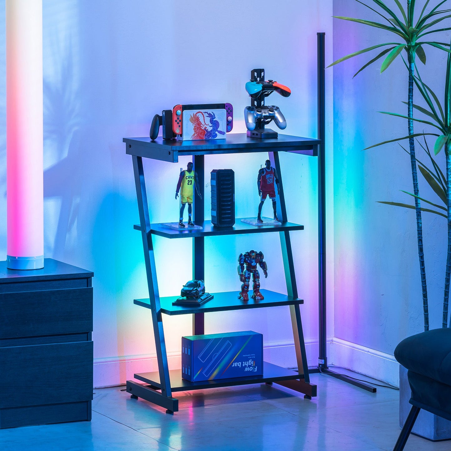 4-Tier RGB Storage Shelf OR3C-300