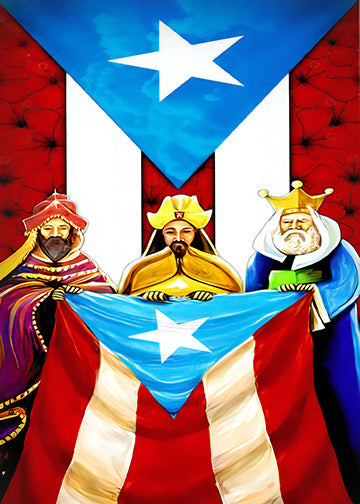 Three Kings Puerto Rico Door Cover