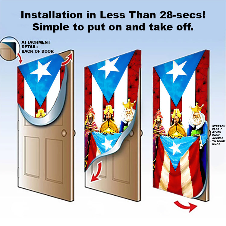 Three Kings Puerto Rico Door Cover