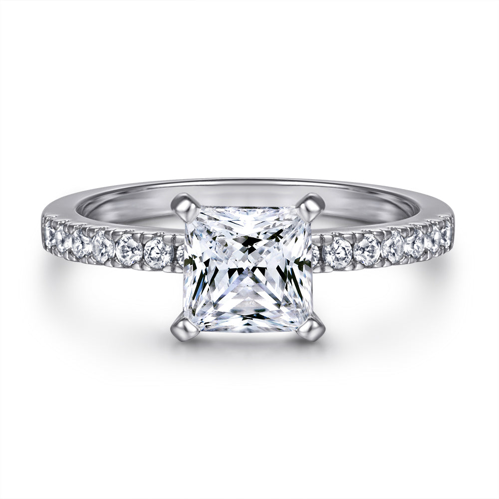 The Emma - Silver Wedding Ring Set