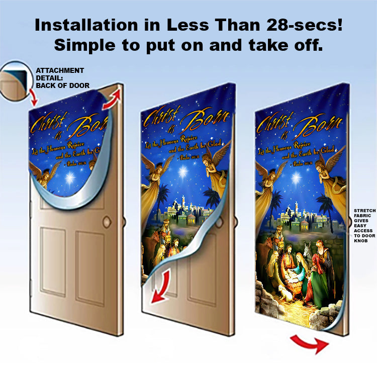 Jesus Birth Door Cover