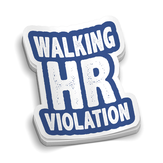 HR Violation Hard Hat Decal