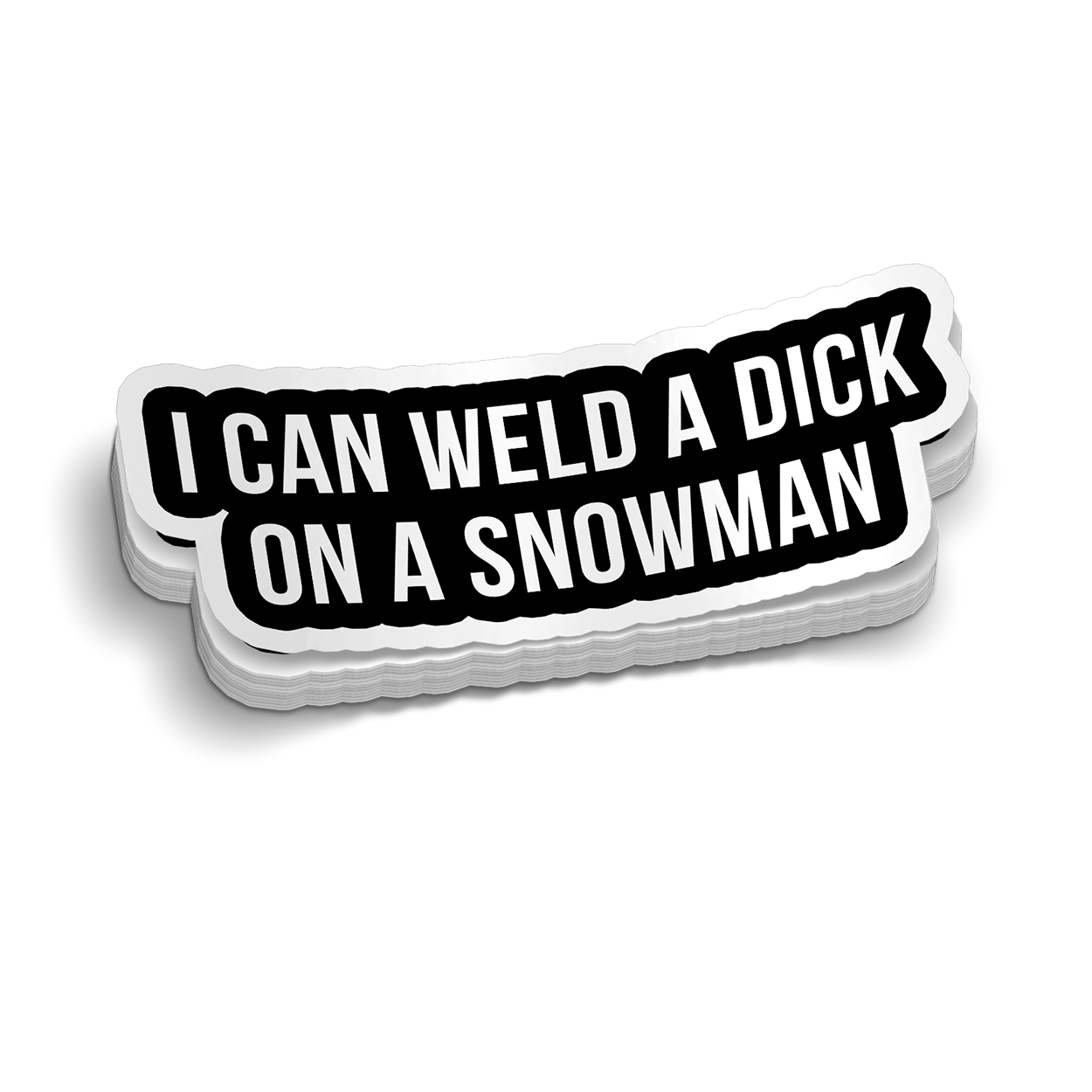 Weld A Snowman Hard Hat Decal