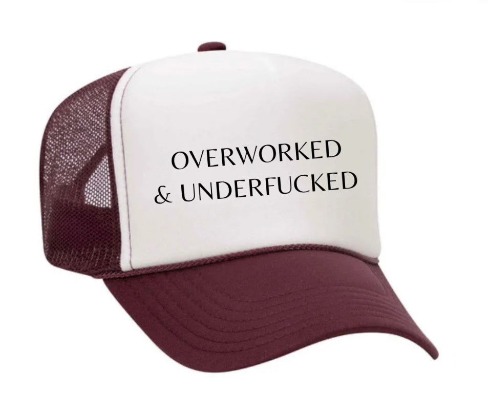 Overworked Trucker Hat