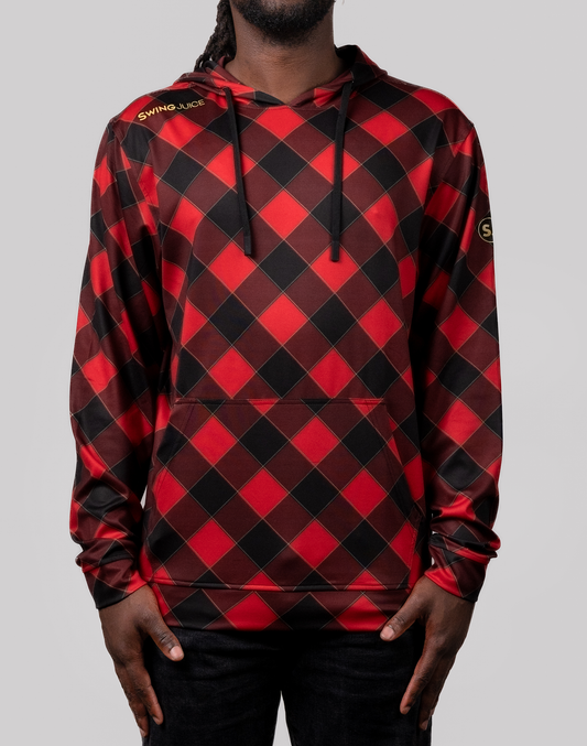 Golf Buffalo Check Men's Performance Hoodie