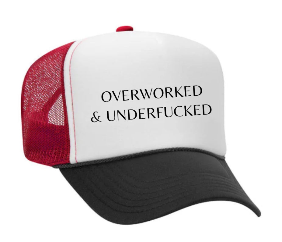 Overworked Trucker Hat