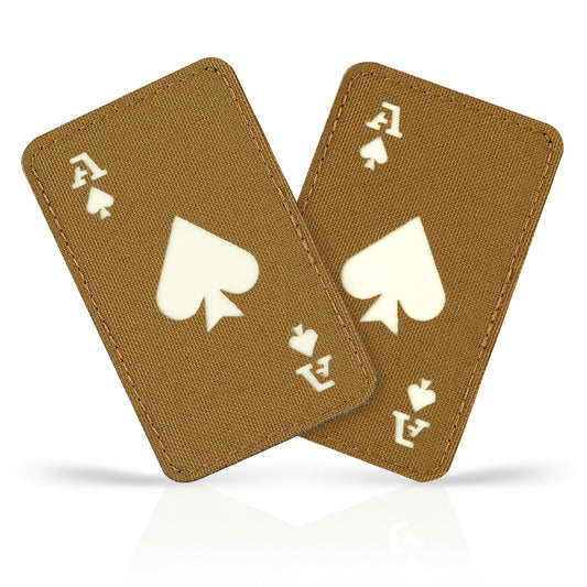 M-Tac patch Ace of Spades Laser Cut - (Set of 2)