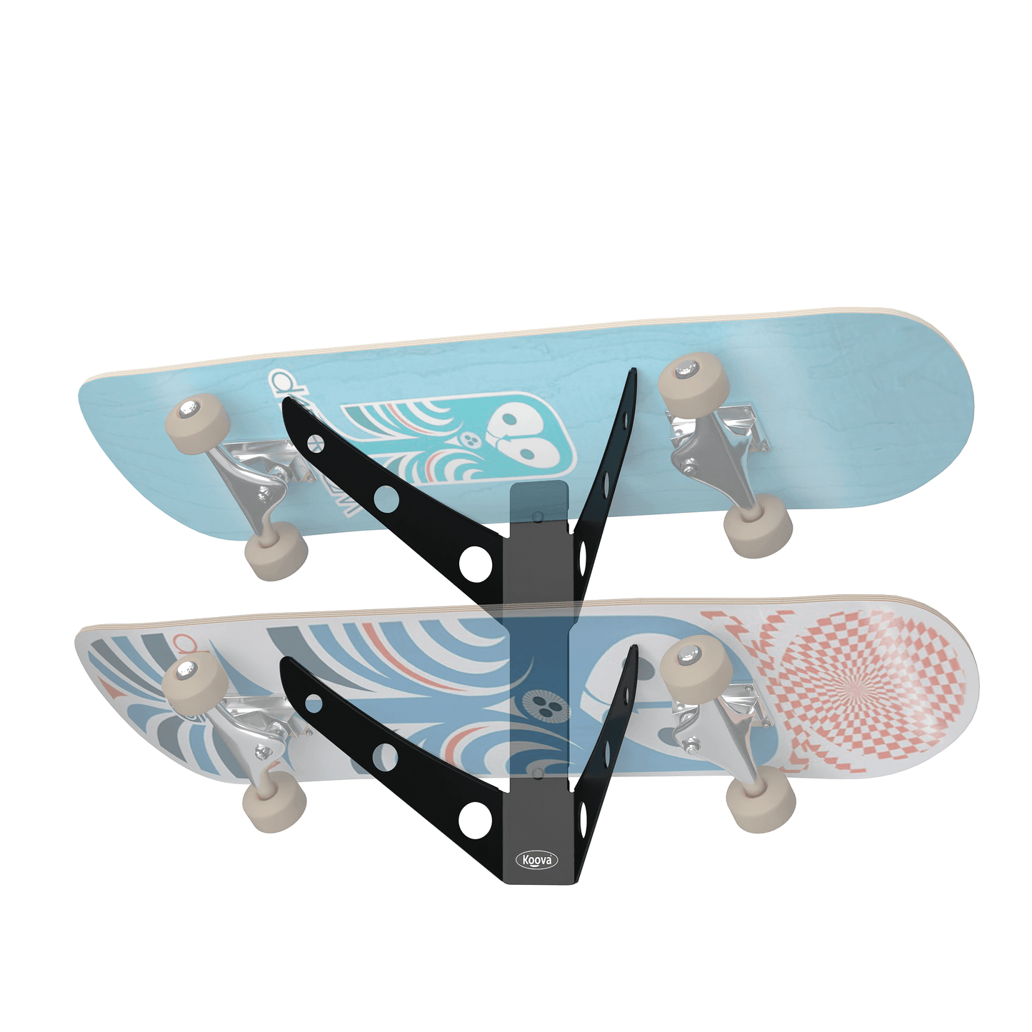 Skateboard Rack for 1, 2 or 3 Skate Decks