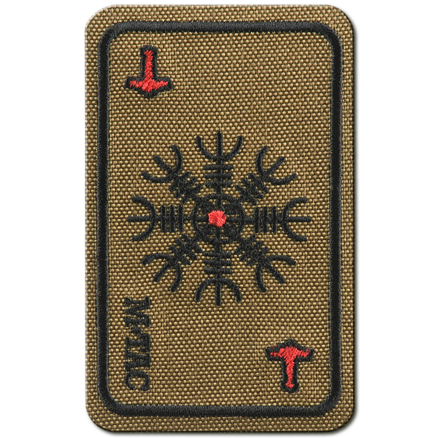 M-Tac Embroidered Patch Horror Helmet Death Card