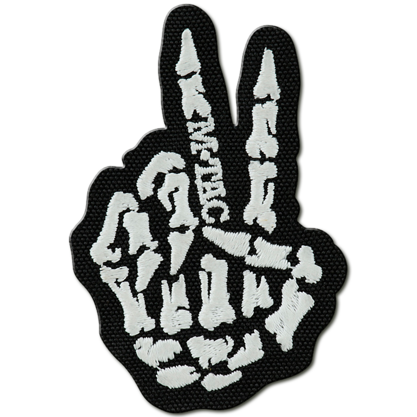 M-Tac GITD Patch Victory Hand (Embroidered) Black