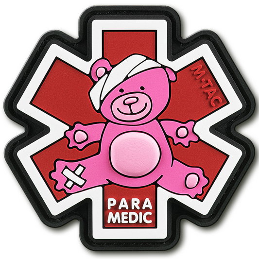 M-Tac Morale Patch Paramedic Bear PVC