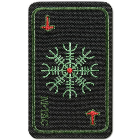 M-Tac Embroidered Patch Horror Helmet Death Card