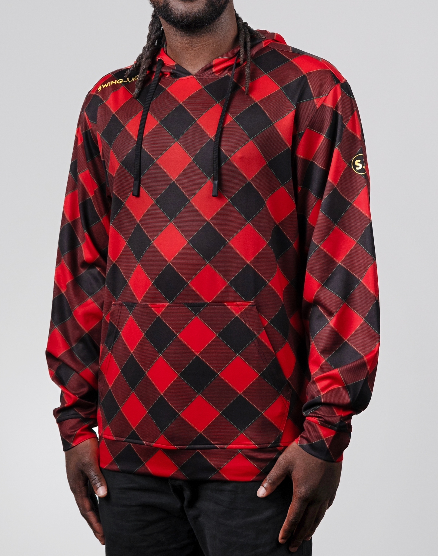 Golf Buffalo Check Men's Performance Hoodie