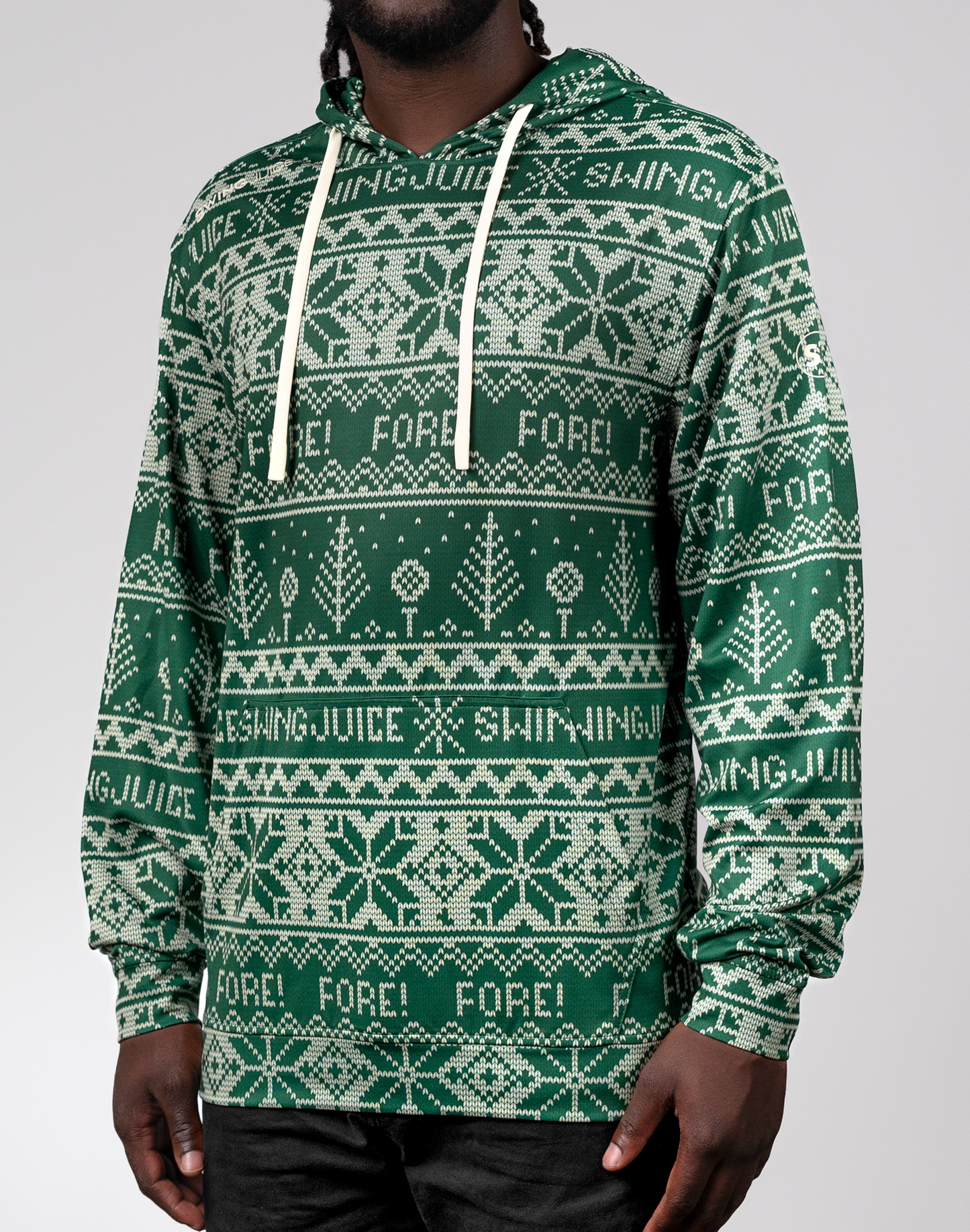 Golf Fore Fairisle Men's Performance Hoodie