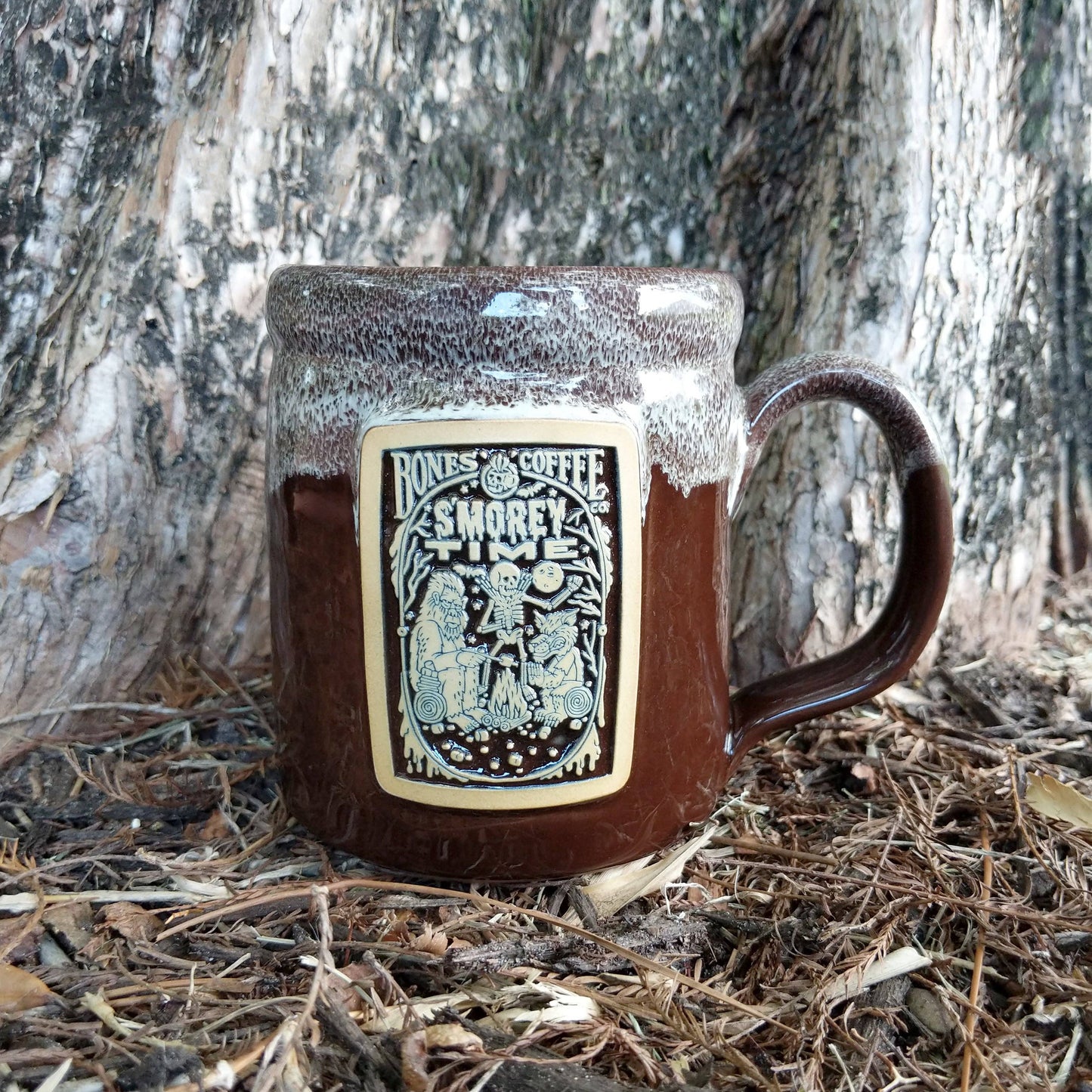 S'morey Time Handthrown Mug | Brown Coffee Mug | 12-14 oz