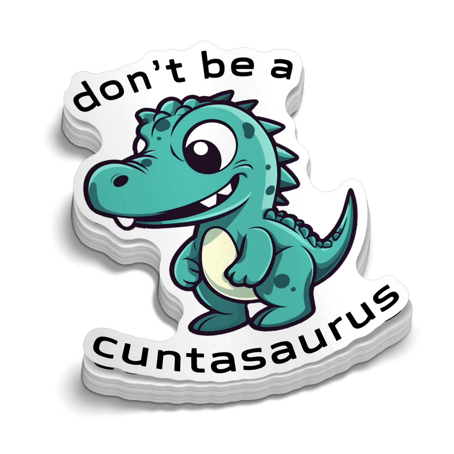 Cuntasarurus Hard Hat Decal