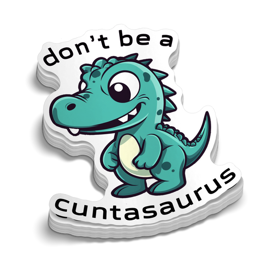 Cuntasarurus Hard Hat Decal