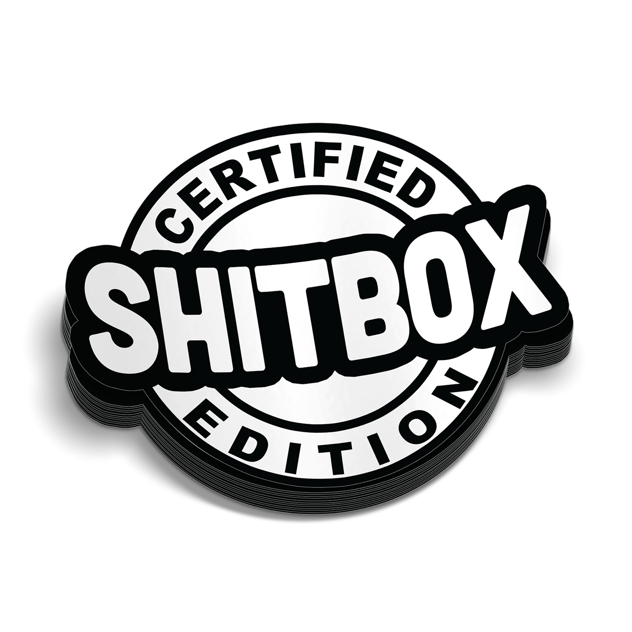 Shit Box Edition Hard Hat Decal