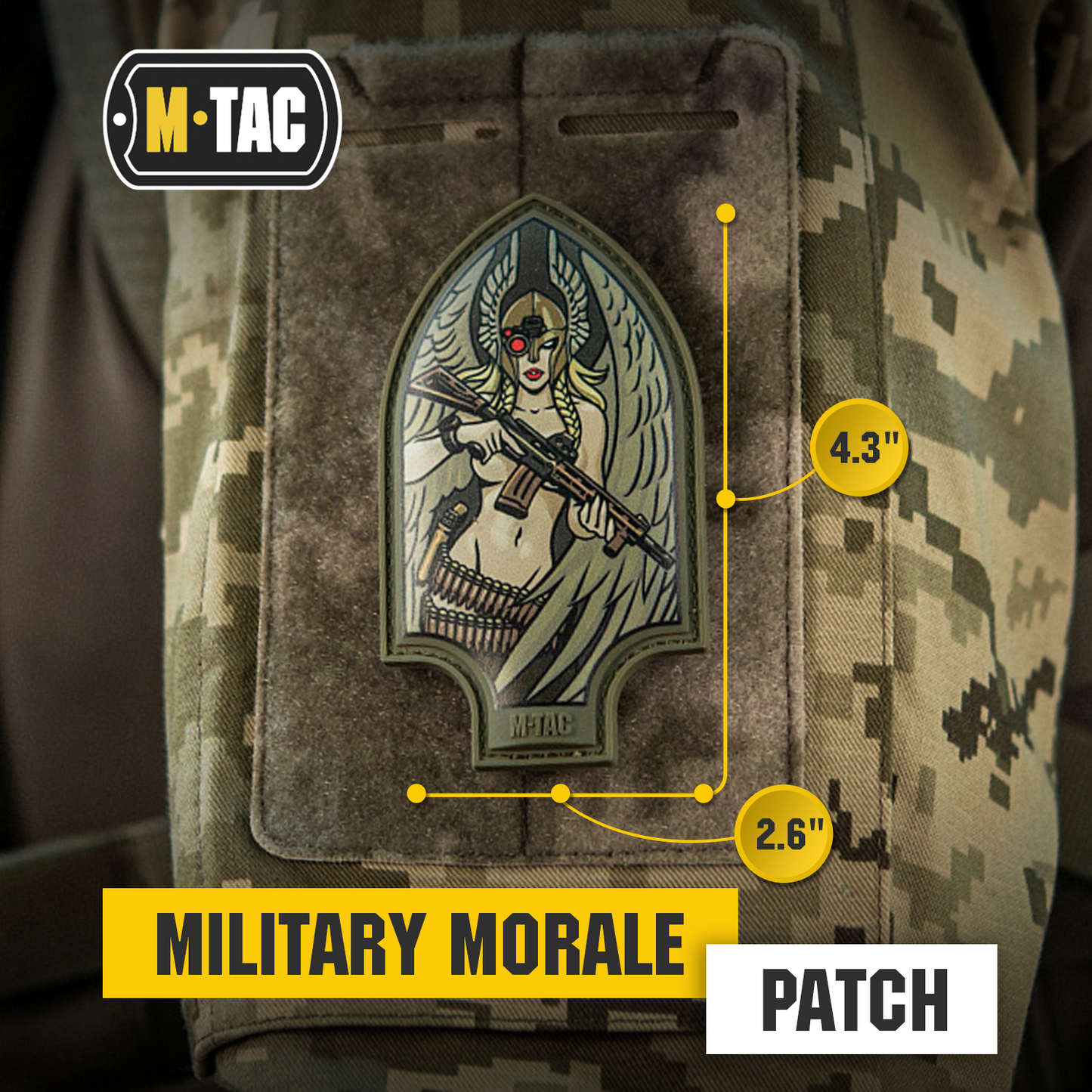 M-Tac Morale Patch Valkyrie PVC