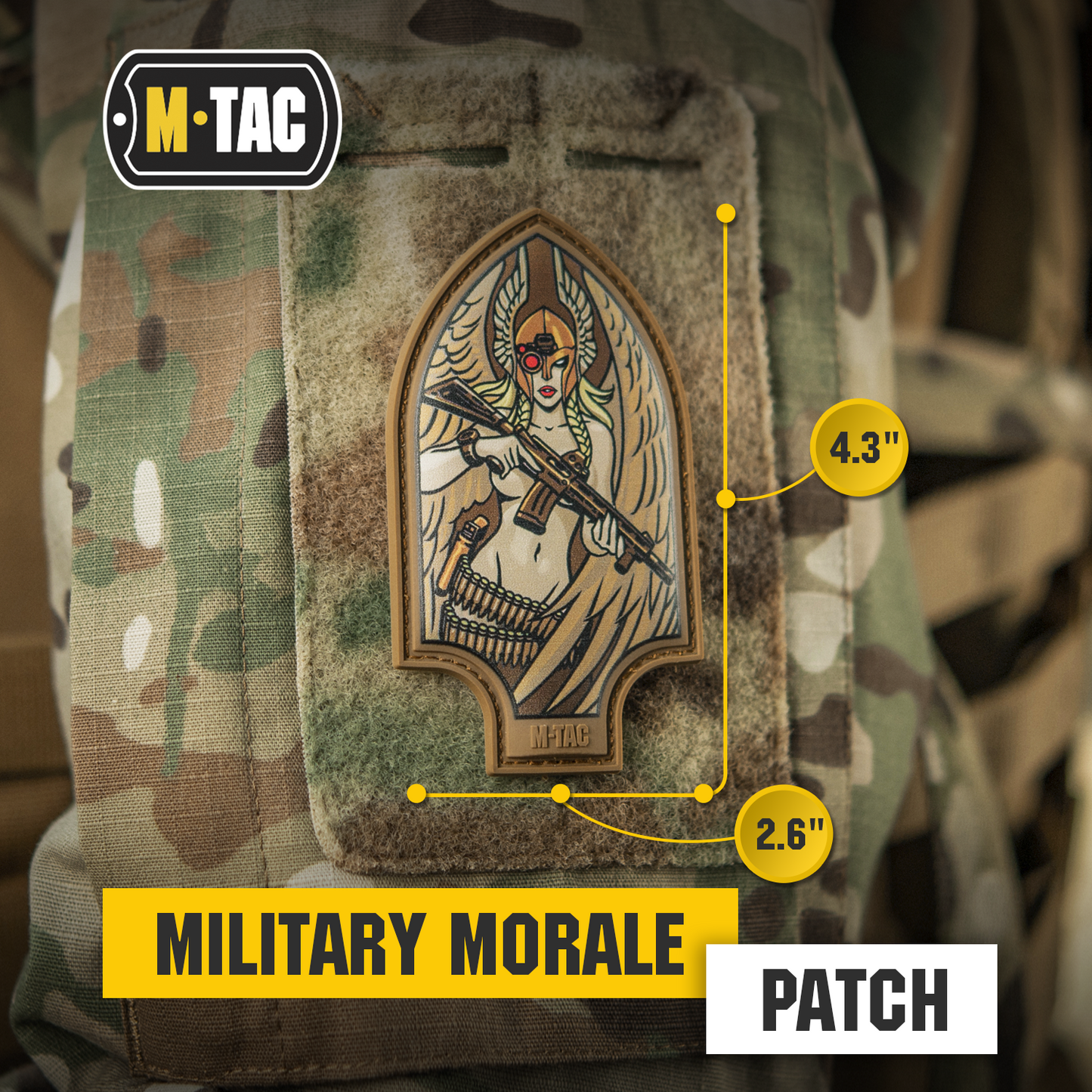 M-Tac Morale Patch Valkyrie PVC