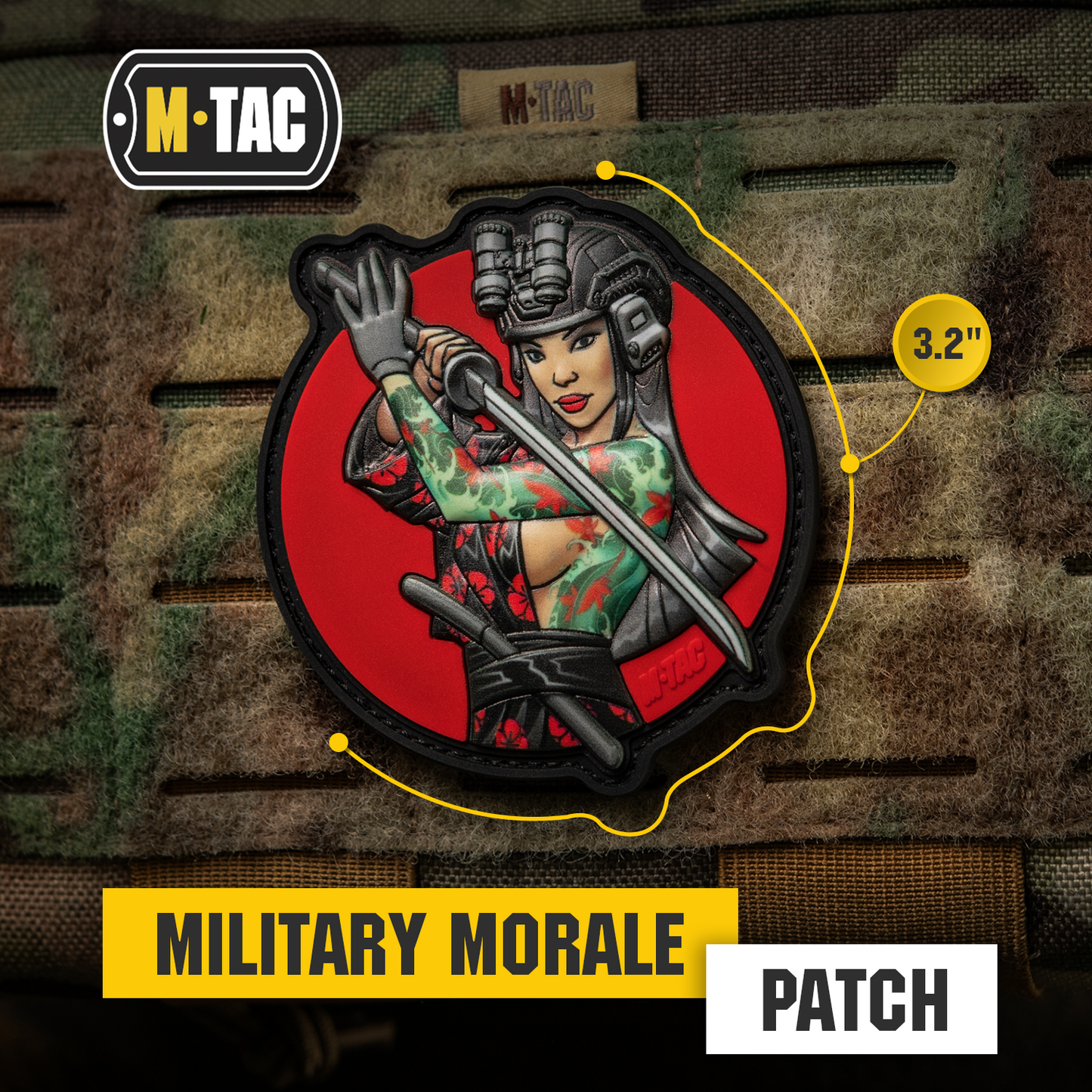 M-Tac Morale Patch Tactical Girl