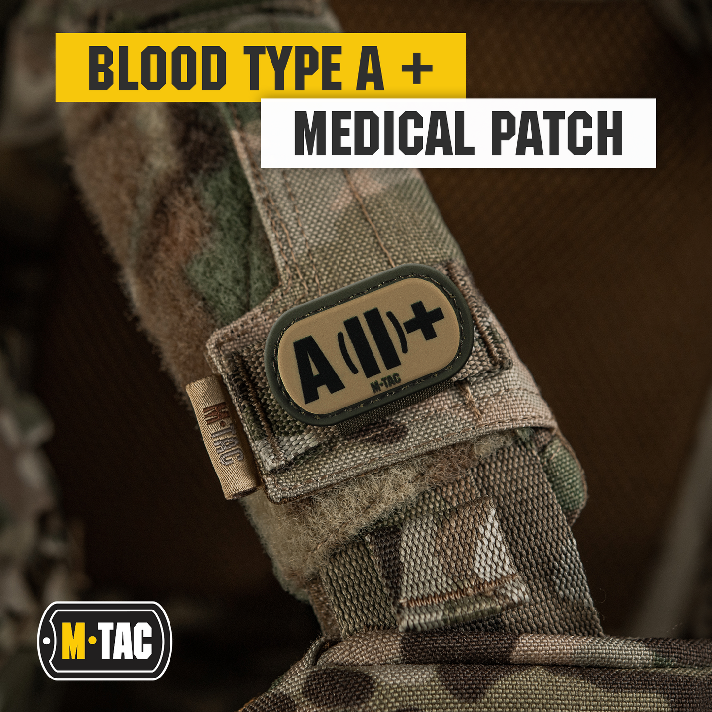 M-Tac Molle Medical Patch Blood Group