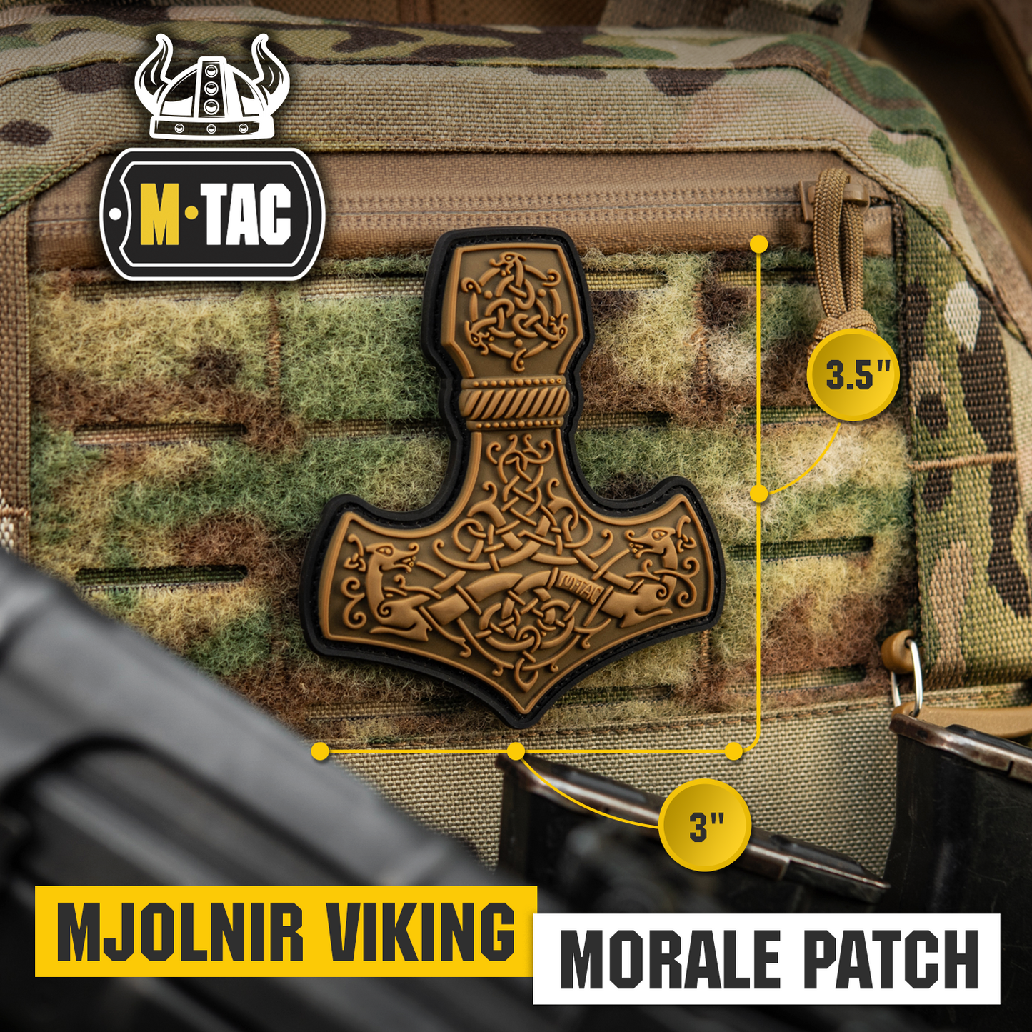 M-Tac Morale Patch Mjölnir PVC