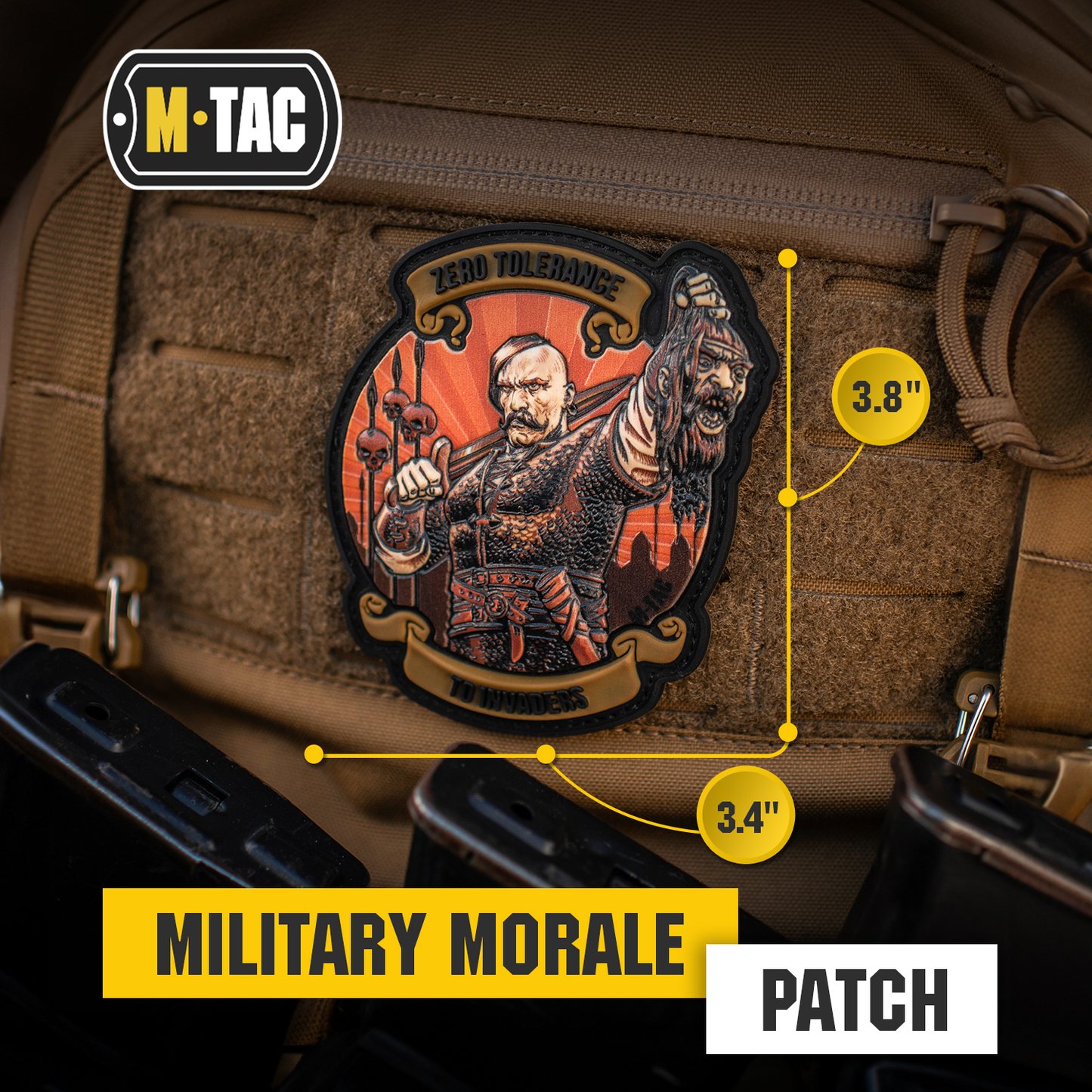 M-Tac Morale Patch Zero Tolerance PVC