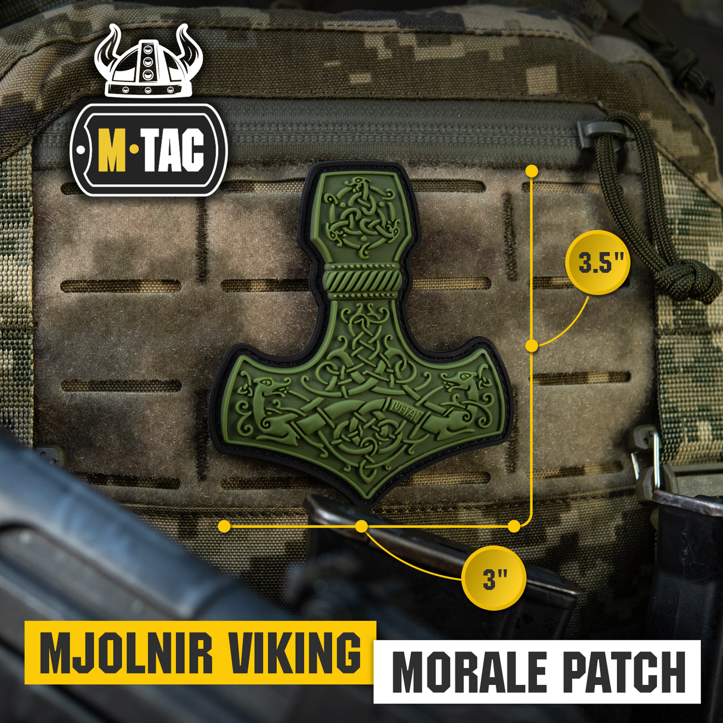 M-Tac Morale Patch Mjölnir PVC