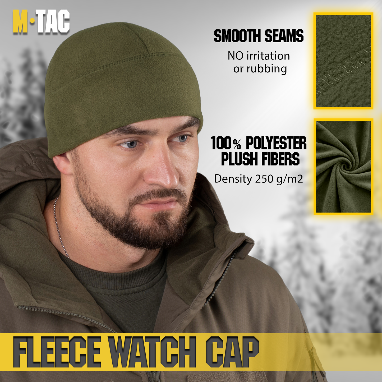 M-Tac Elite Fleece Watch Cap (250 g/m2)