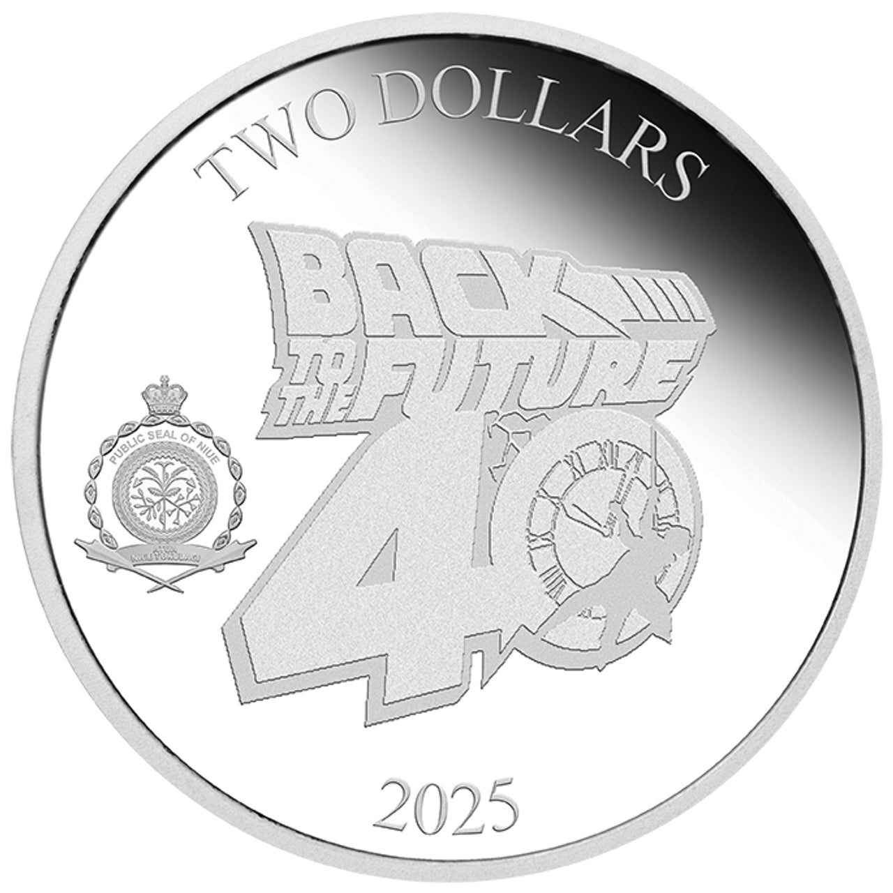 Back to the Future 40th Anniversary 2025 Limited Edition 1oz Silver Proof Coin