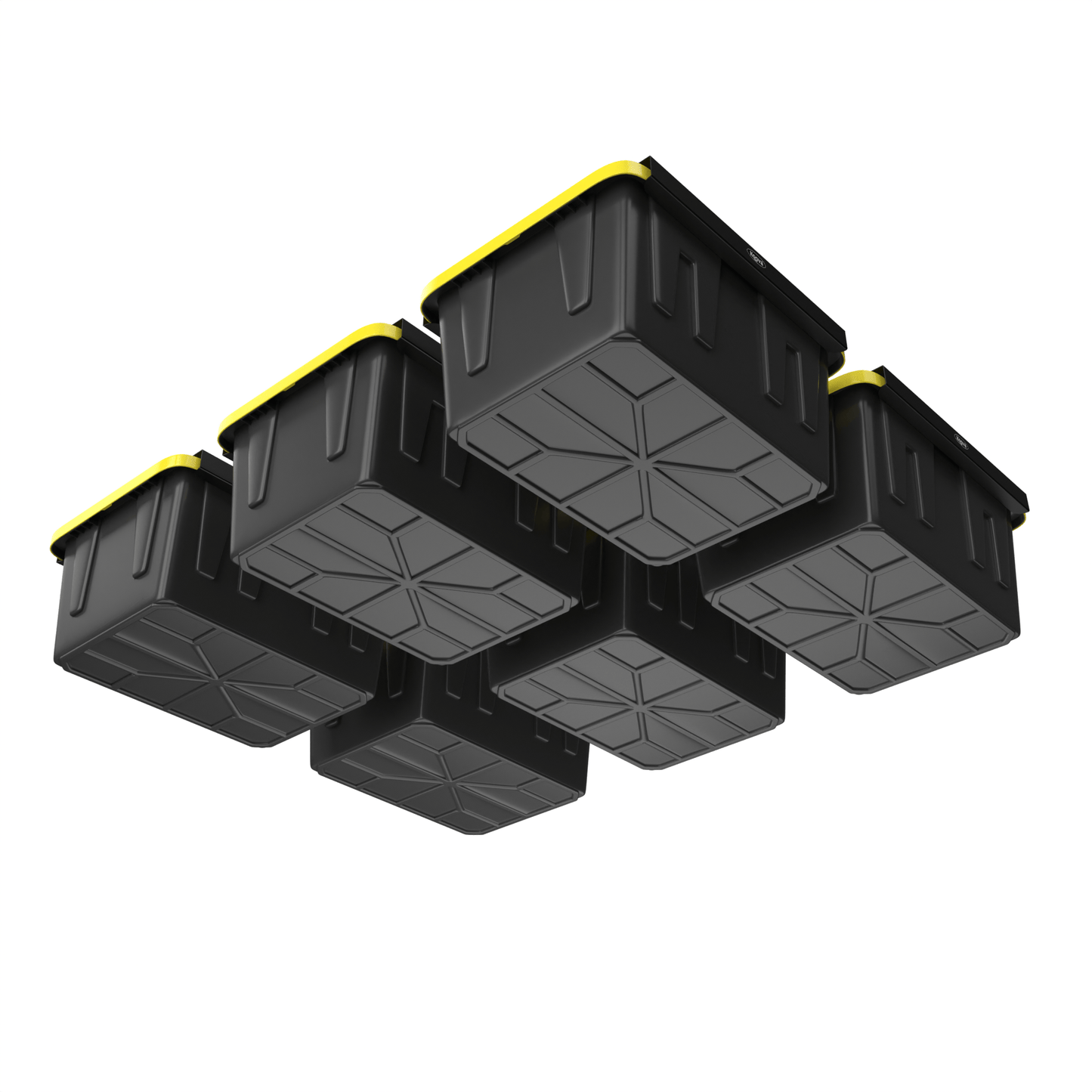 Overhead Storage Bin Rail System