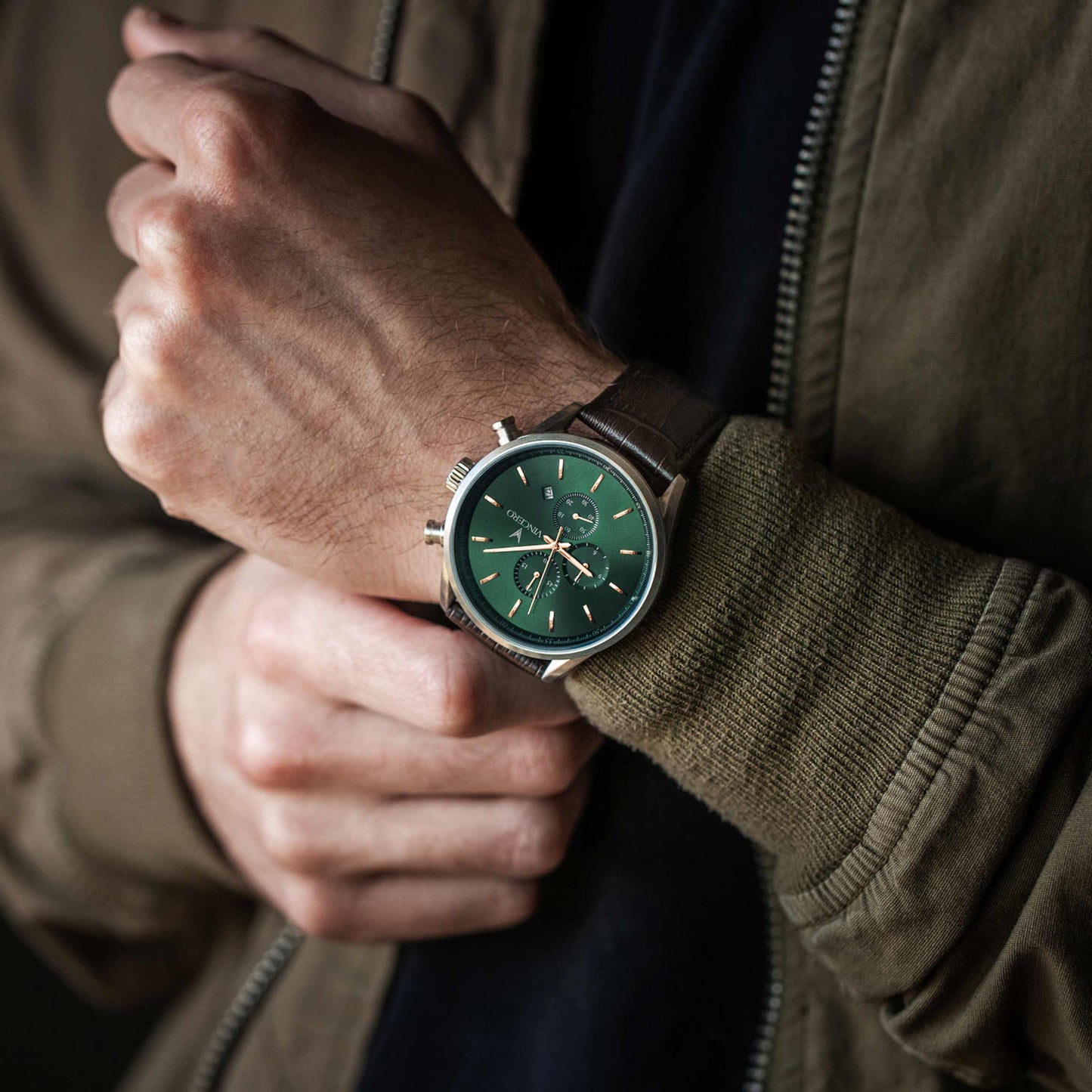 The Chrono S2 - Dark Olive/Silver