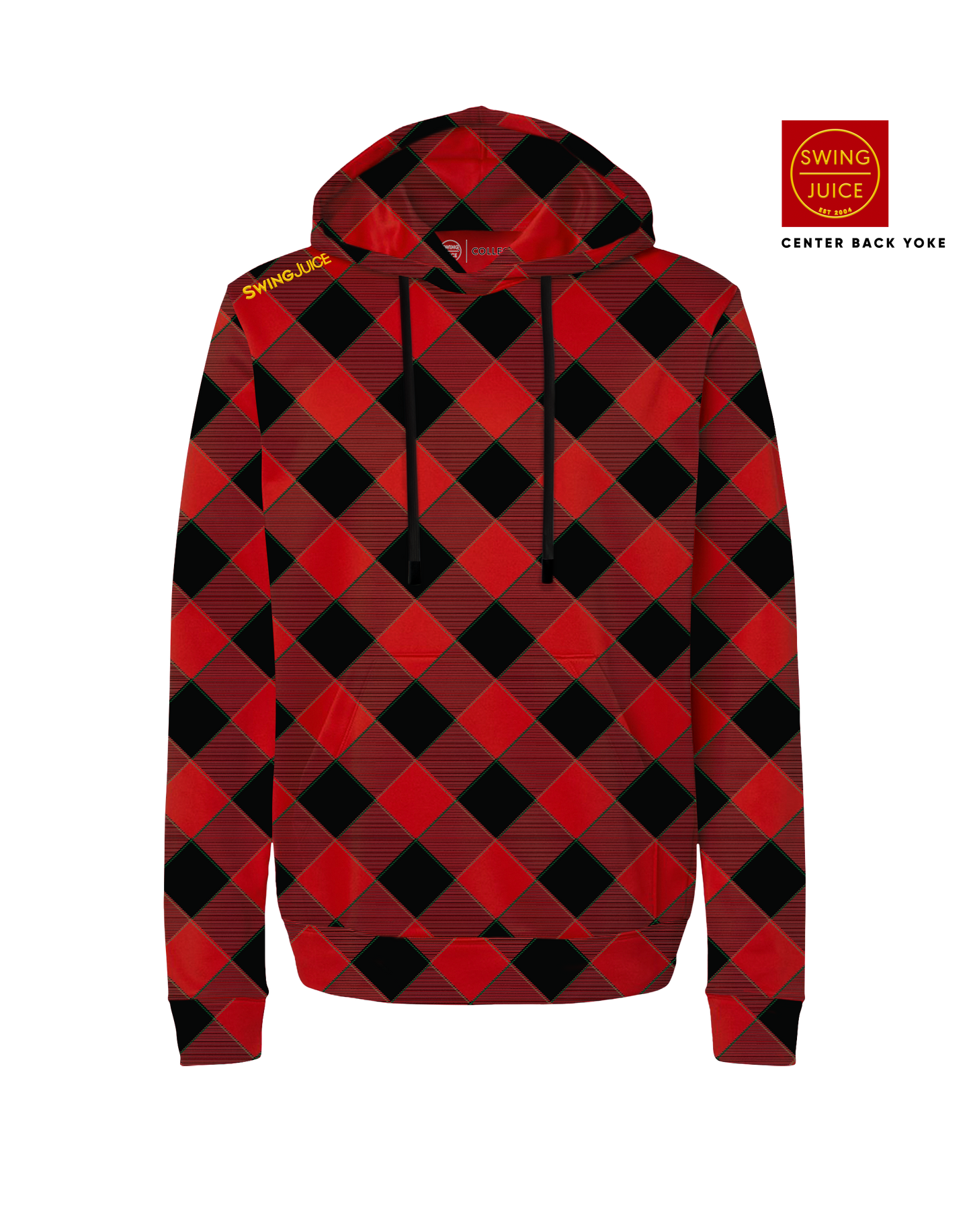 Golf Buffalo Check Men's Performance Hoodie