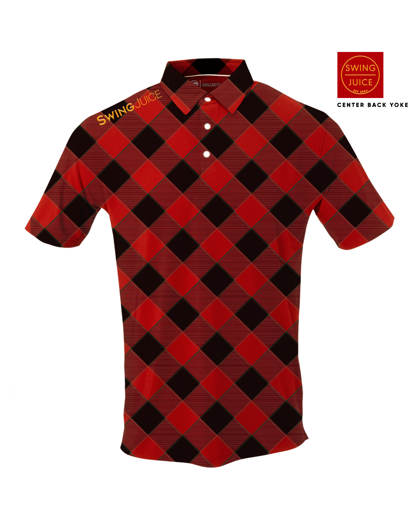 Golf Buffalo Check Men's Polo