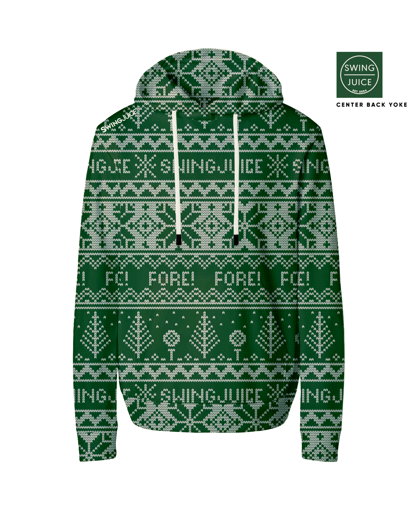 Golf Fore Fairisle Men's Performance Hoodie