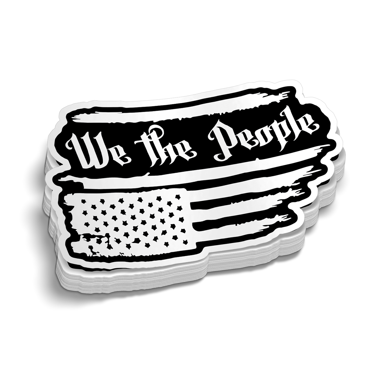 We The People Hard Hat Decal