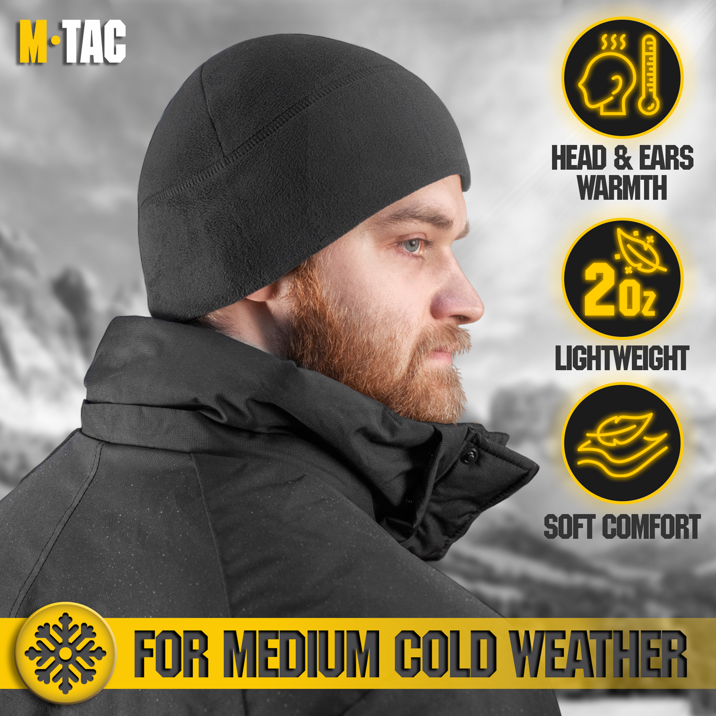 M-Tac Fleece Watch Cap Light Polartec