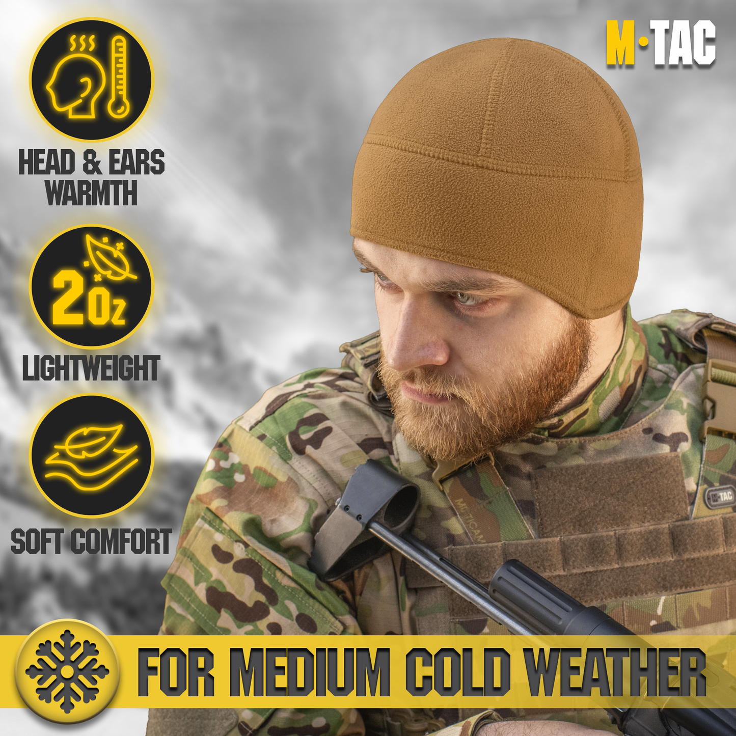 M-Tac Tactical Earflaps Beanie