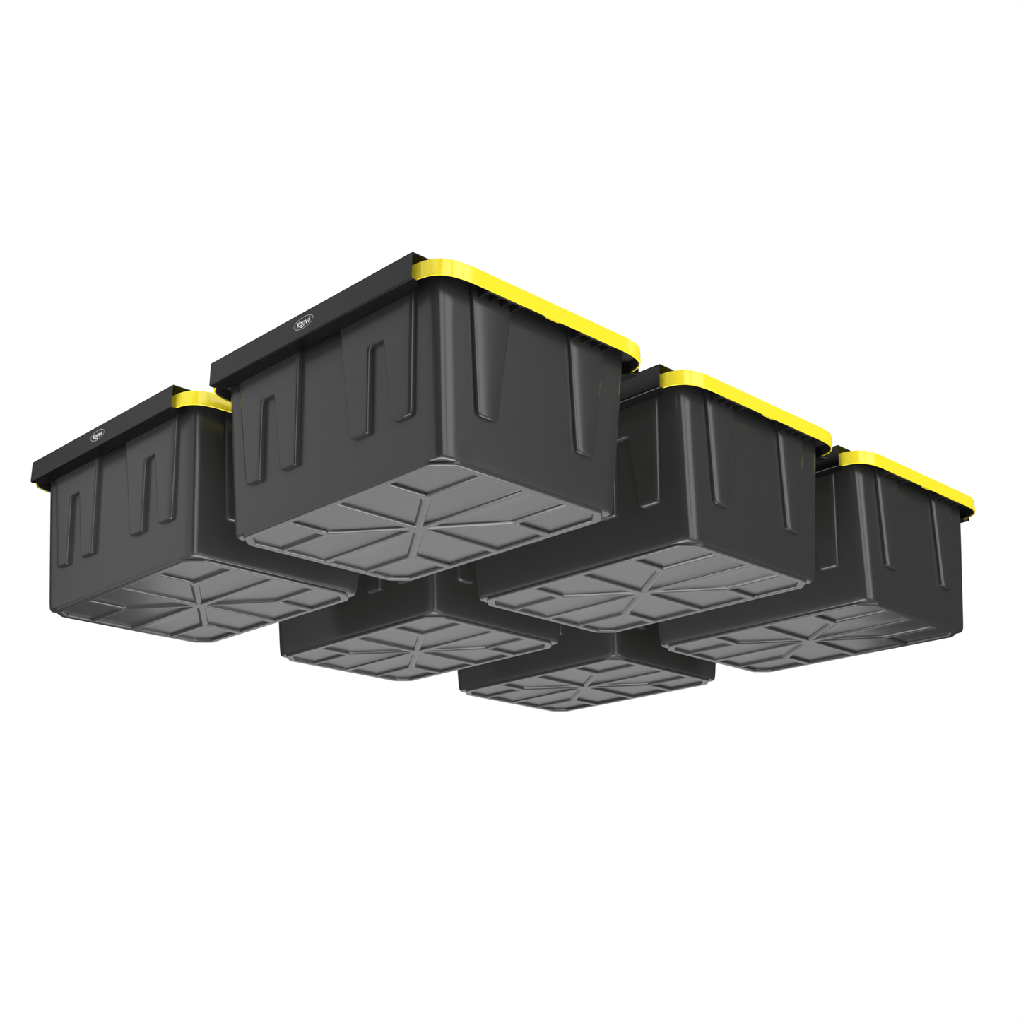 Overhead Storage Bin Rail System