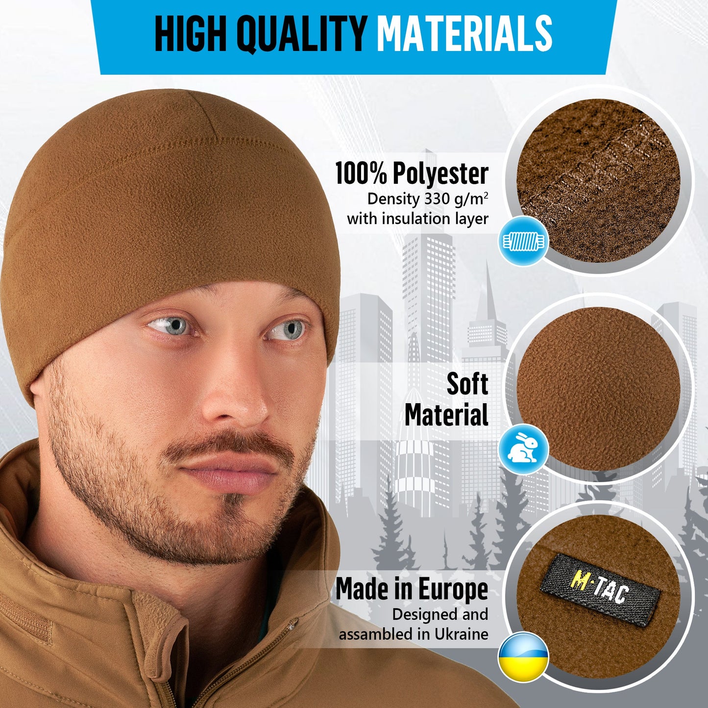 M-Tac Fleece Watch Cap (270 g/m2)