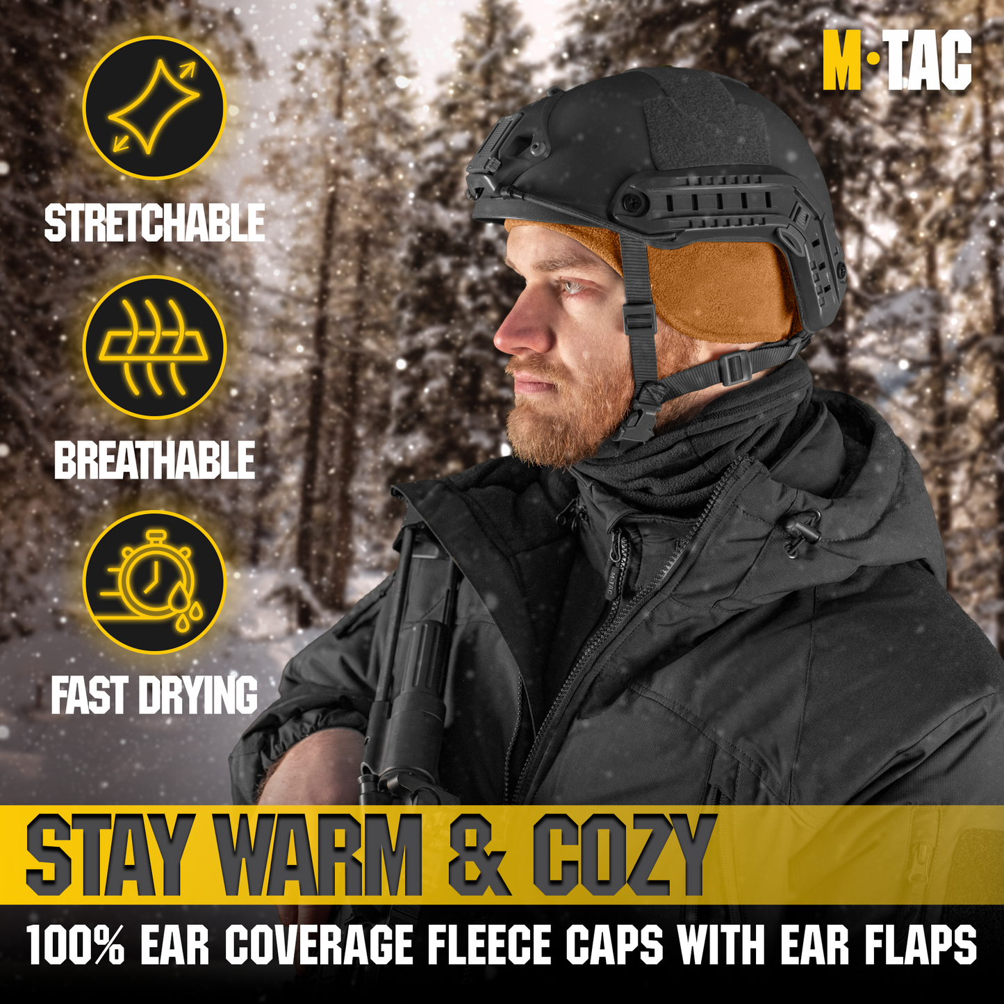 M-Tac Tactical Earflaps Beanie