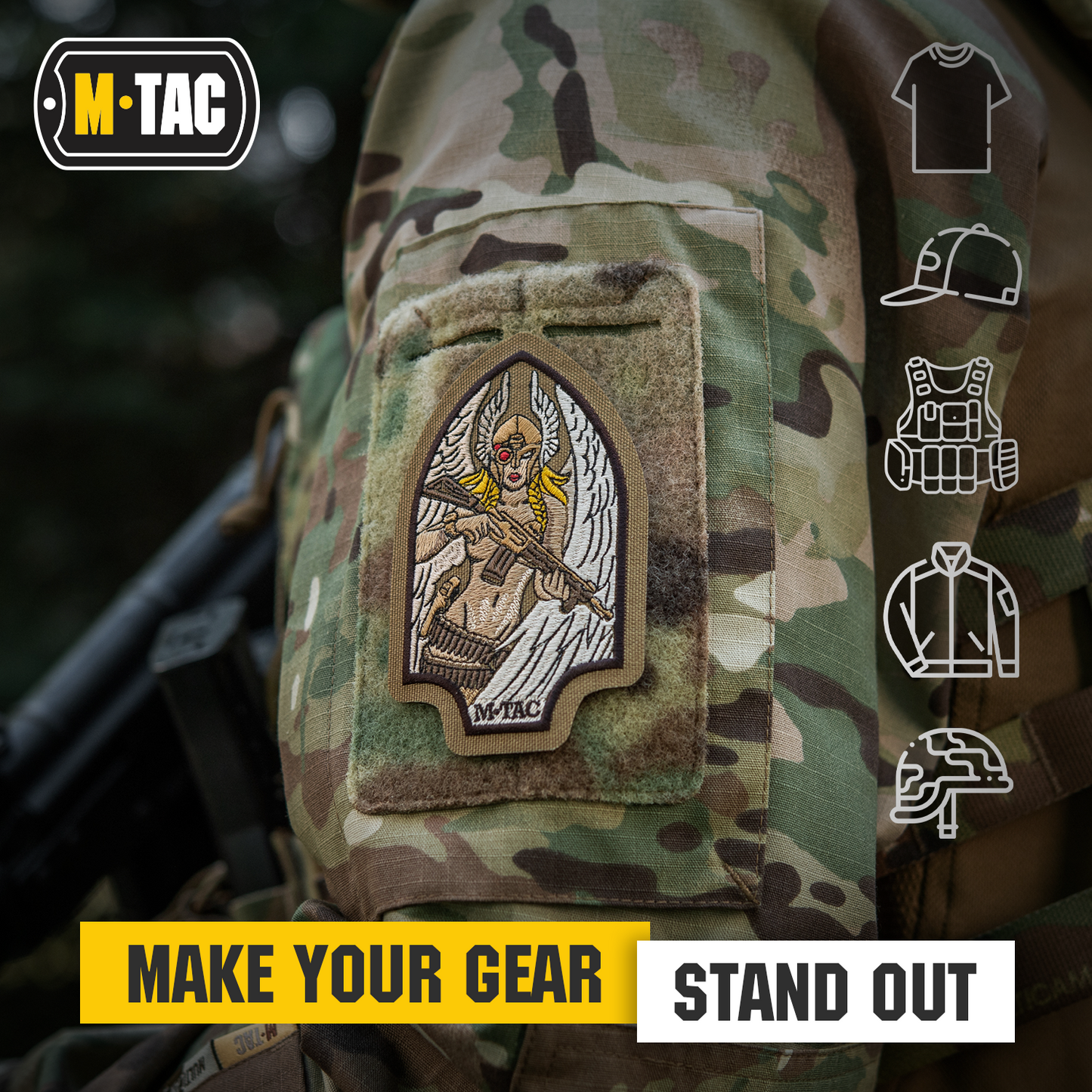 M-Tac Morale Patch Valkyrie Embroidered