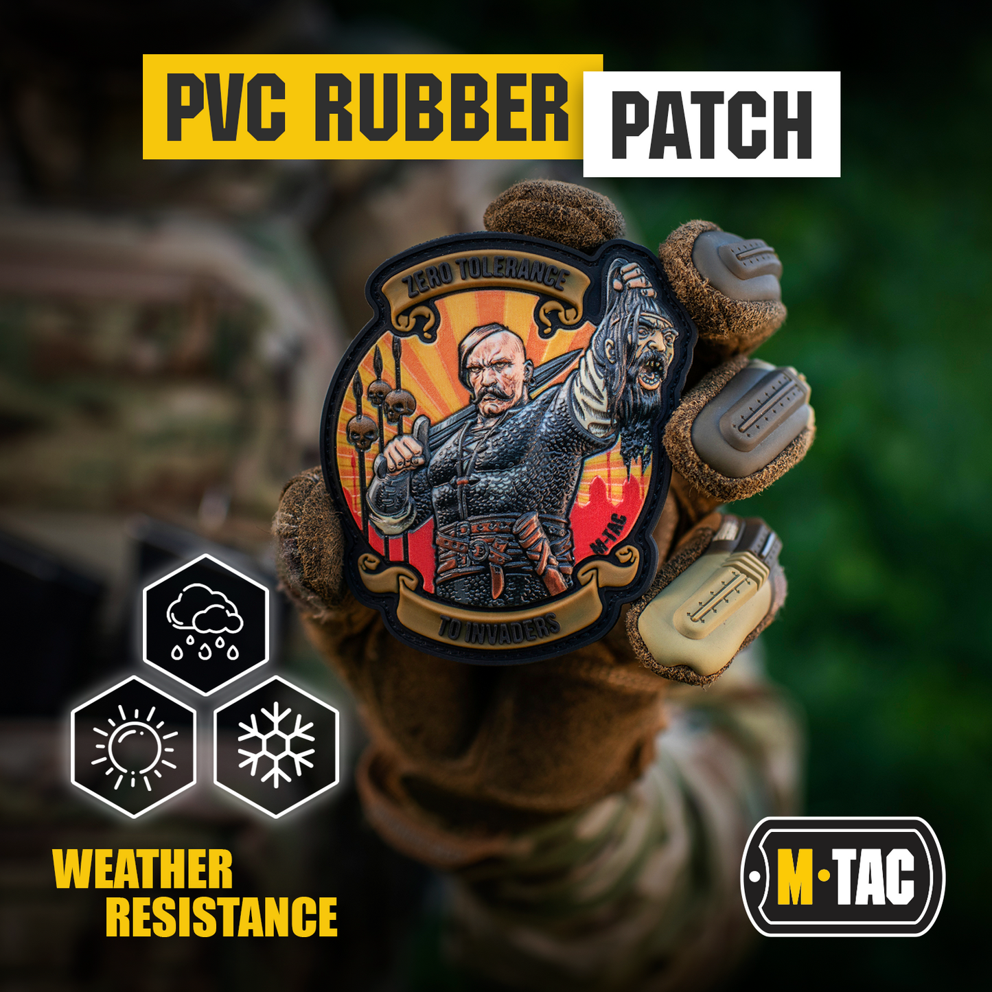 M-Tac Morale Patch Zero Tolerance PVC