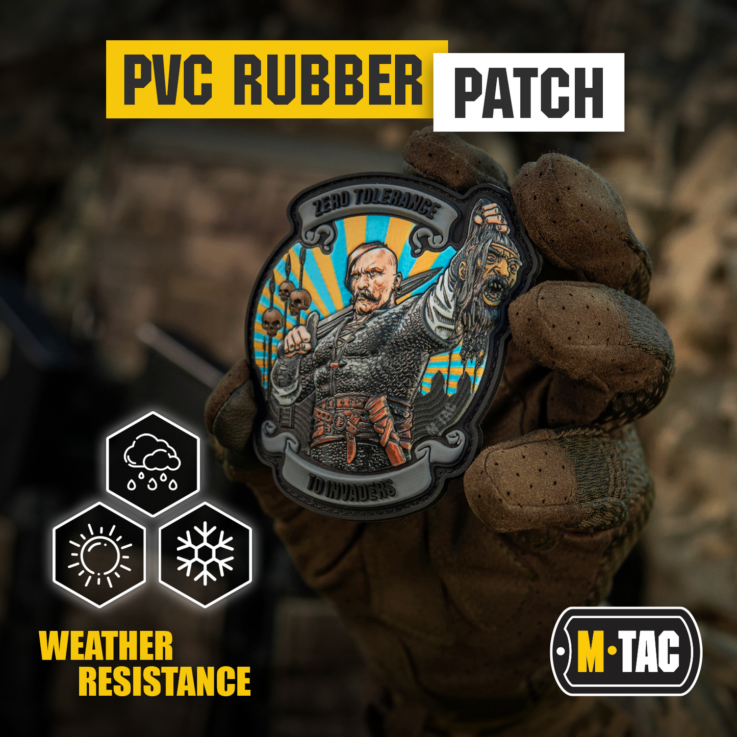 M-Tac Morale Patch Zero Tolerance PVC