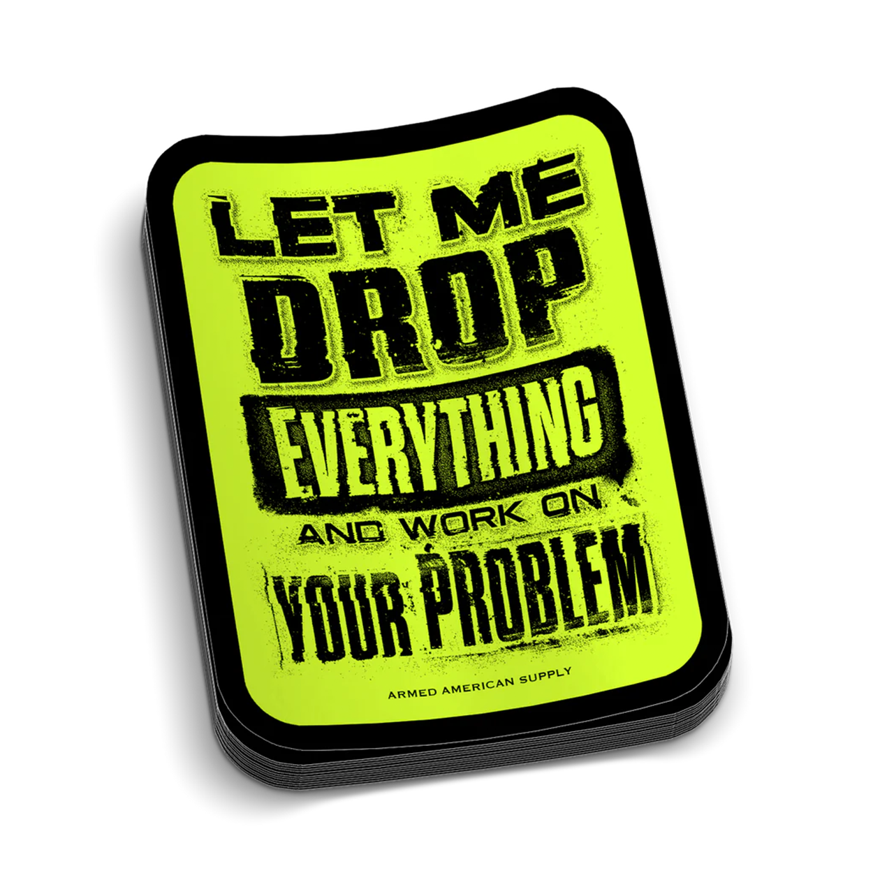 Drop Everything Hard Hat Decal