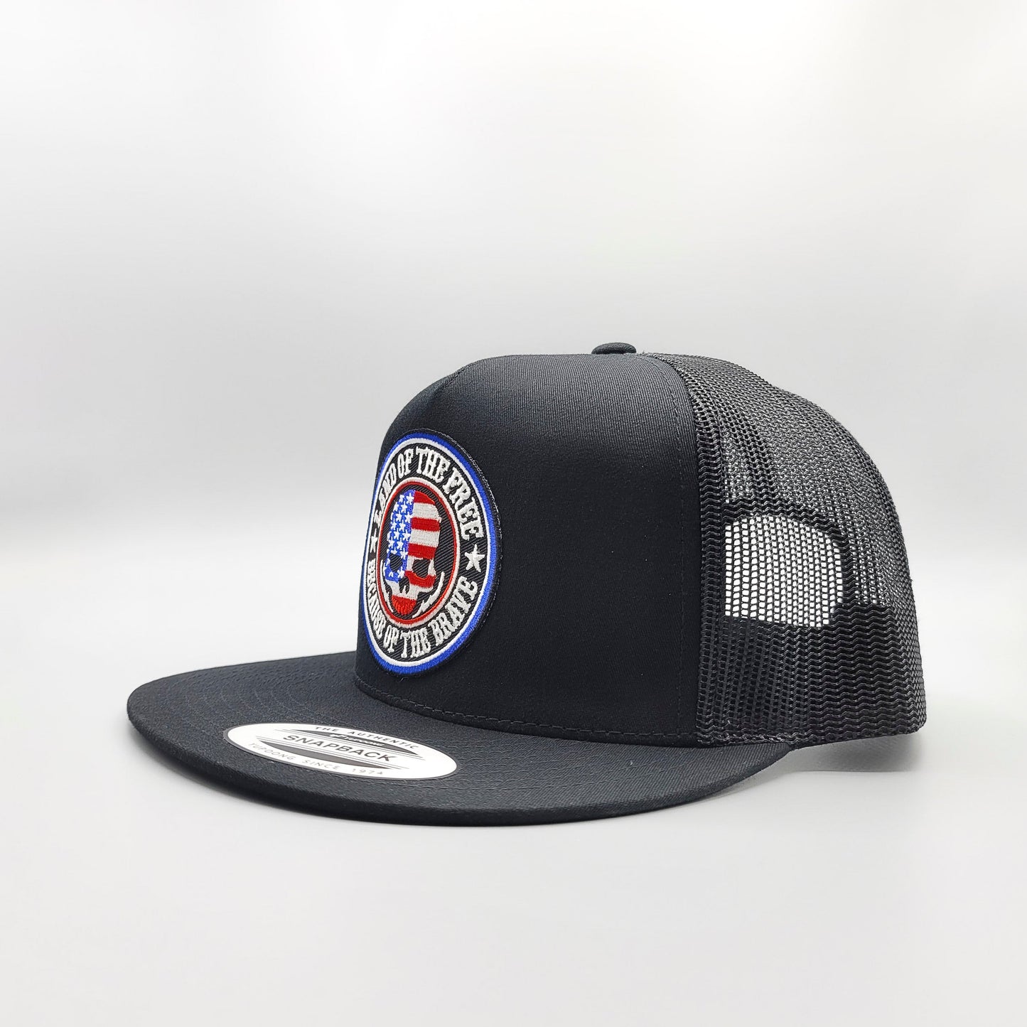 Land of the Free Patriotic Trucker Hat