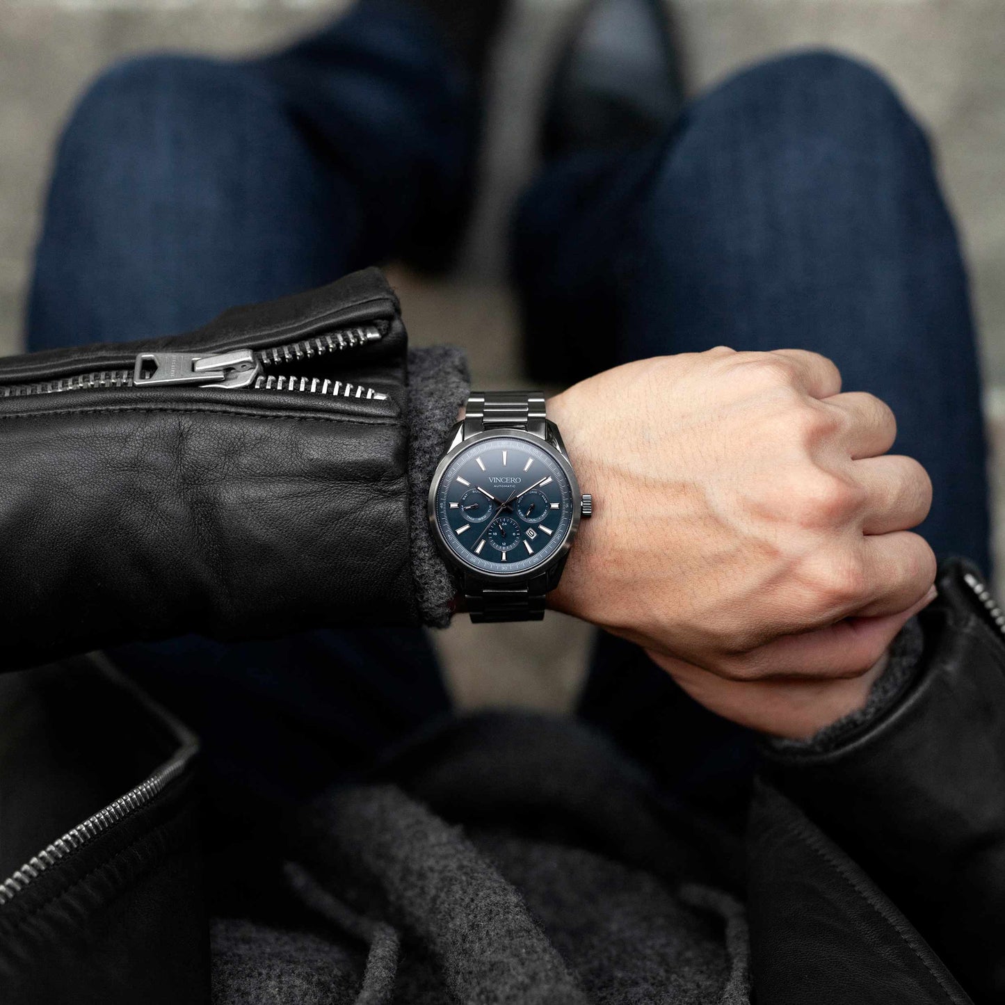 The Reserve Automatic - Gunmetal/Slate Blue