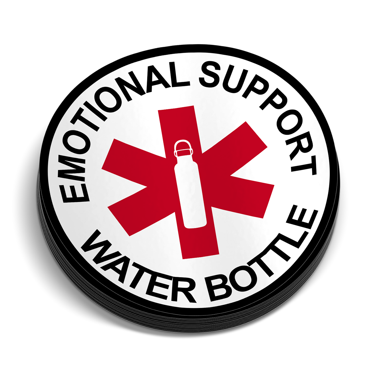 Support Water Bottle Decal