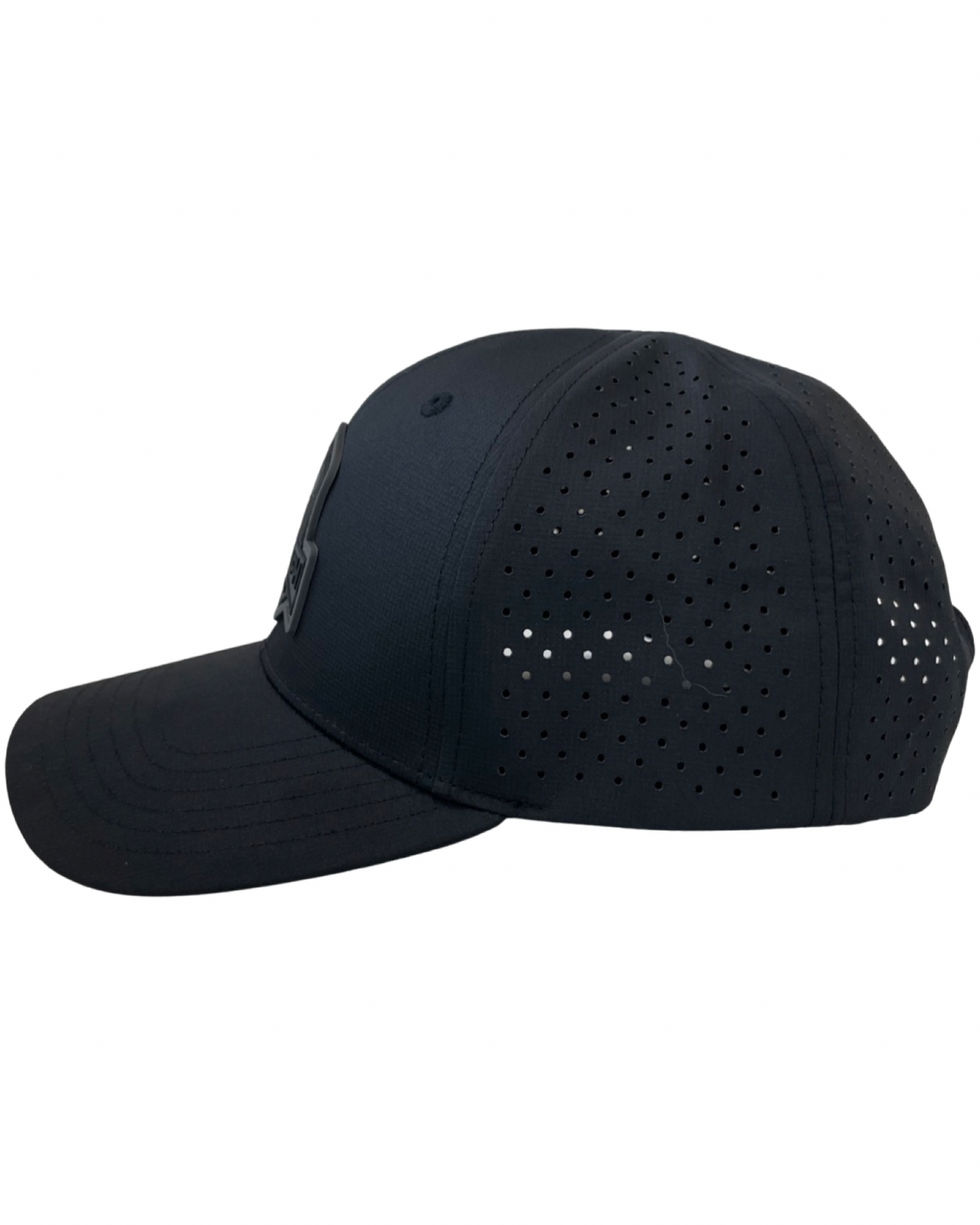 BlacktipH PVC Midnight Black Performance Snapback Hat